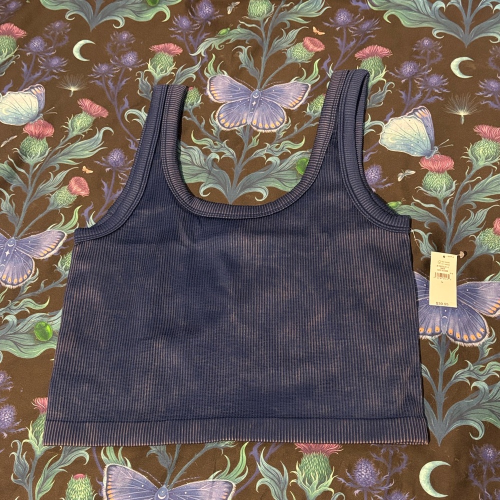 Gap Ribbed crop tank